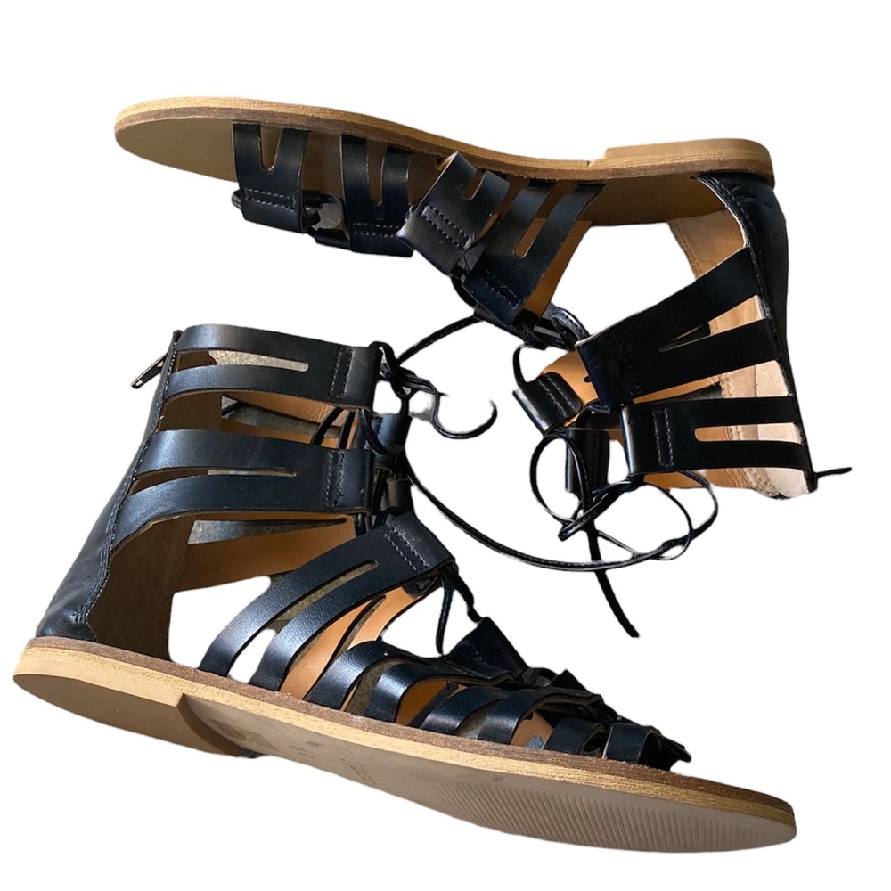 J. Crew Black Sandals